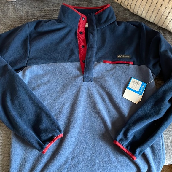 Mens Columbia 1/4 snap - Picture 1 of 4